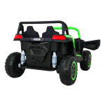 Elektrické autíčko Buggy ATV Racing Dvojmiestne!!! Zelená - 4 X 200 W - 24V7Ah